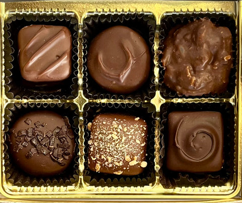 Assorted Chocolates 6 piece Sampler