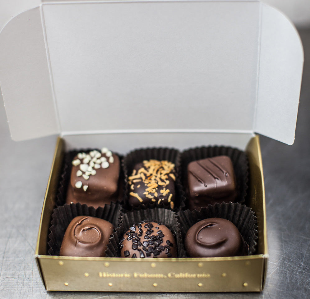 Assorted Chocolates 6 piece Sampler