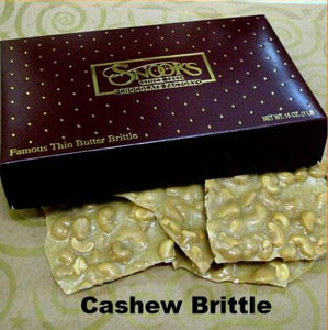 Cashew Brittle Gift Boxed 1 Pound